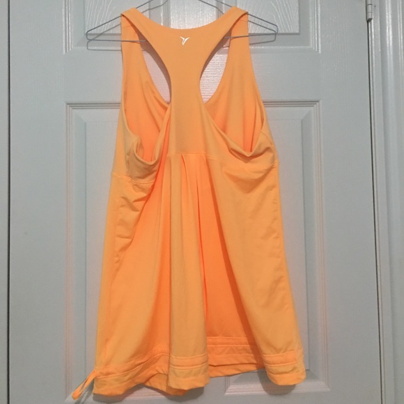 cute neon orange old navy tank - Picture 2 of 3